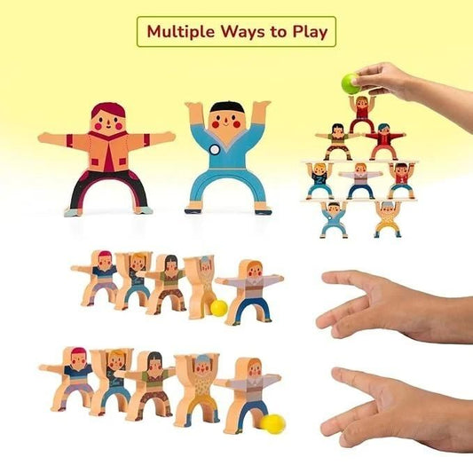 Hercules Wooden Jenga Balancing Toy