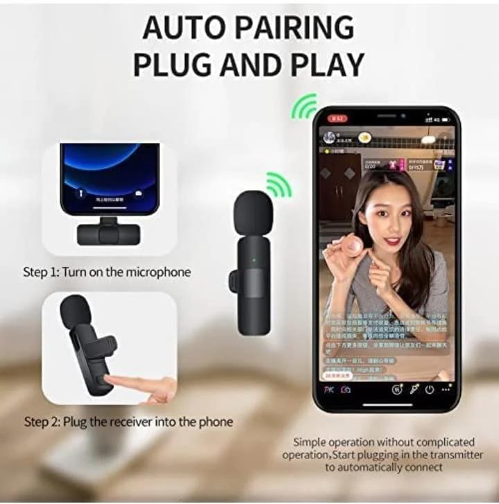 K8 Wireless Lavalier Microphone- PureCart
