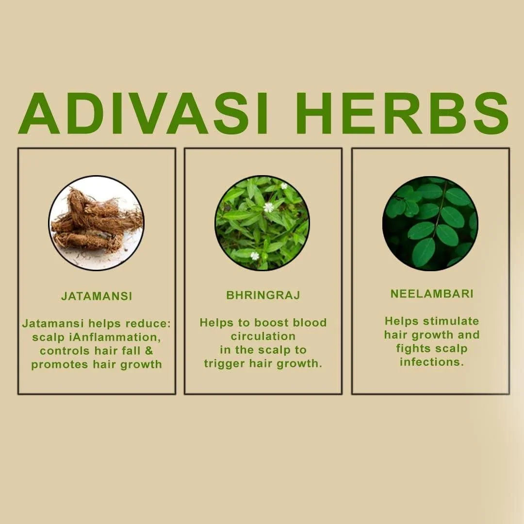 Adivasi Neelambari Herbal Hair Oil 125ML (Pack of 2